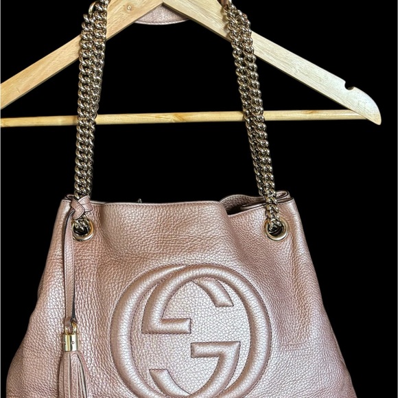 EUC Gucci Soho Tote (large) Rare - the size and color - Picture 3 of 7